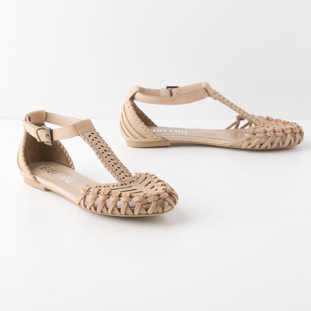 Bibi Lou Huarache Aptitude T-Strap Sandals